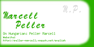 marcell peller business card